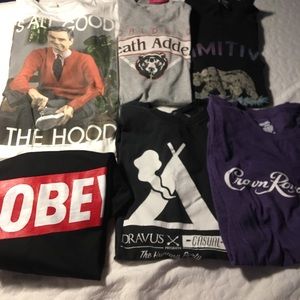 More pictured-Bulk shirts(l&xl) & shorts l or 33”